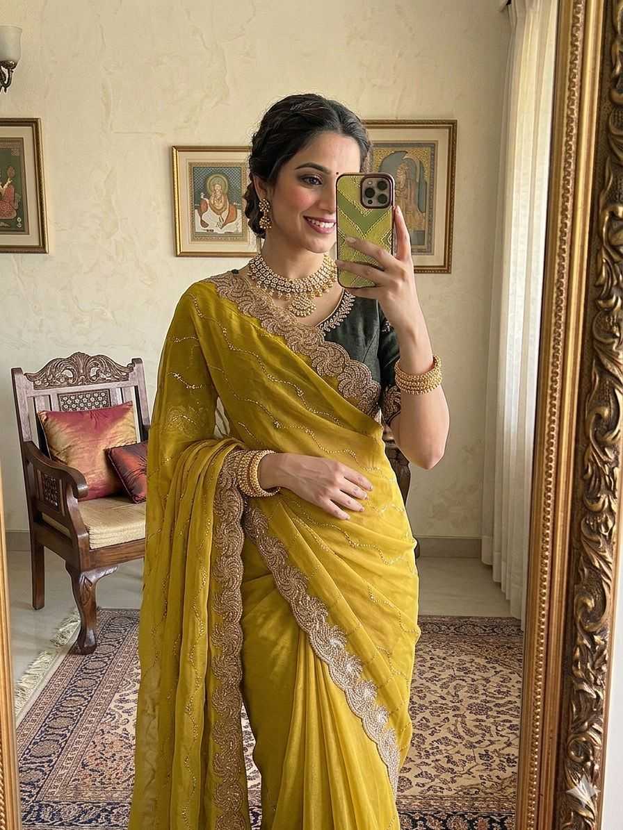 YNF Wholesale Georgette Georgette Sarees KESH727 Aishani | Surat Manufacturer