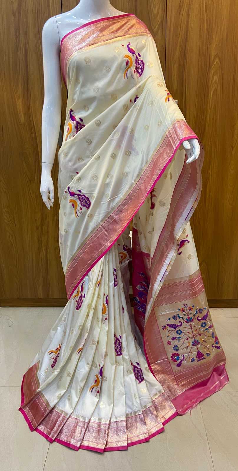 YNF Wholesale Pure Silk Zari Border Silk Sarees  | Surat Manufacturer