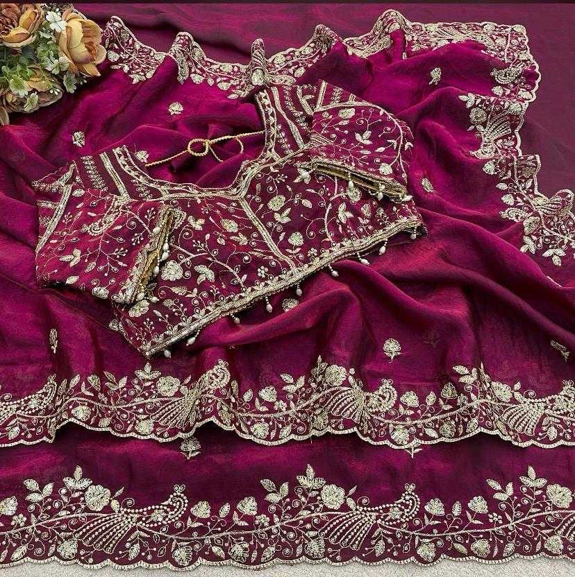 YNF Wholesale Satin Sequence Sarees  | Surat Manufacturer