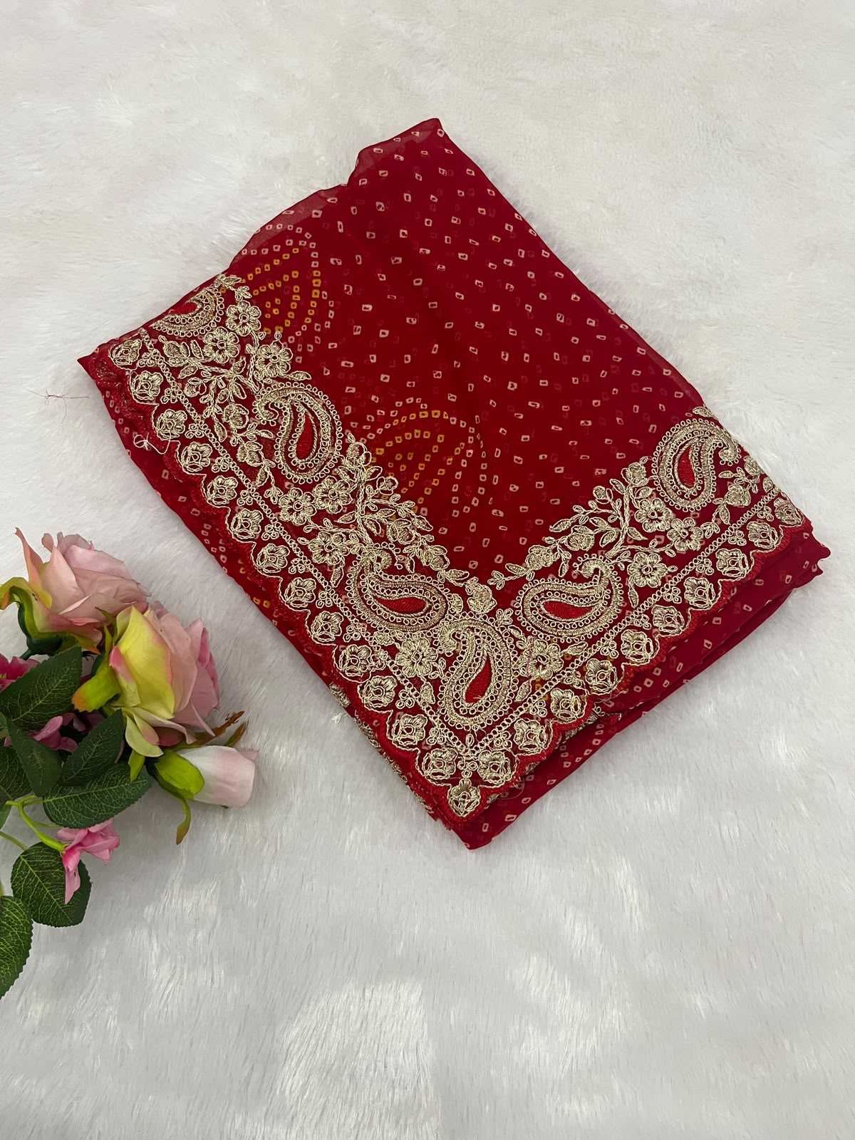 YNF Wholesale Georgette Printed Sarees  | Surat Manufacturer