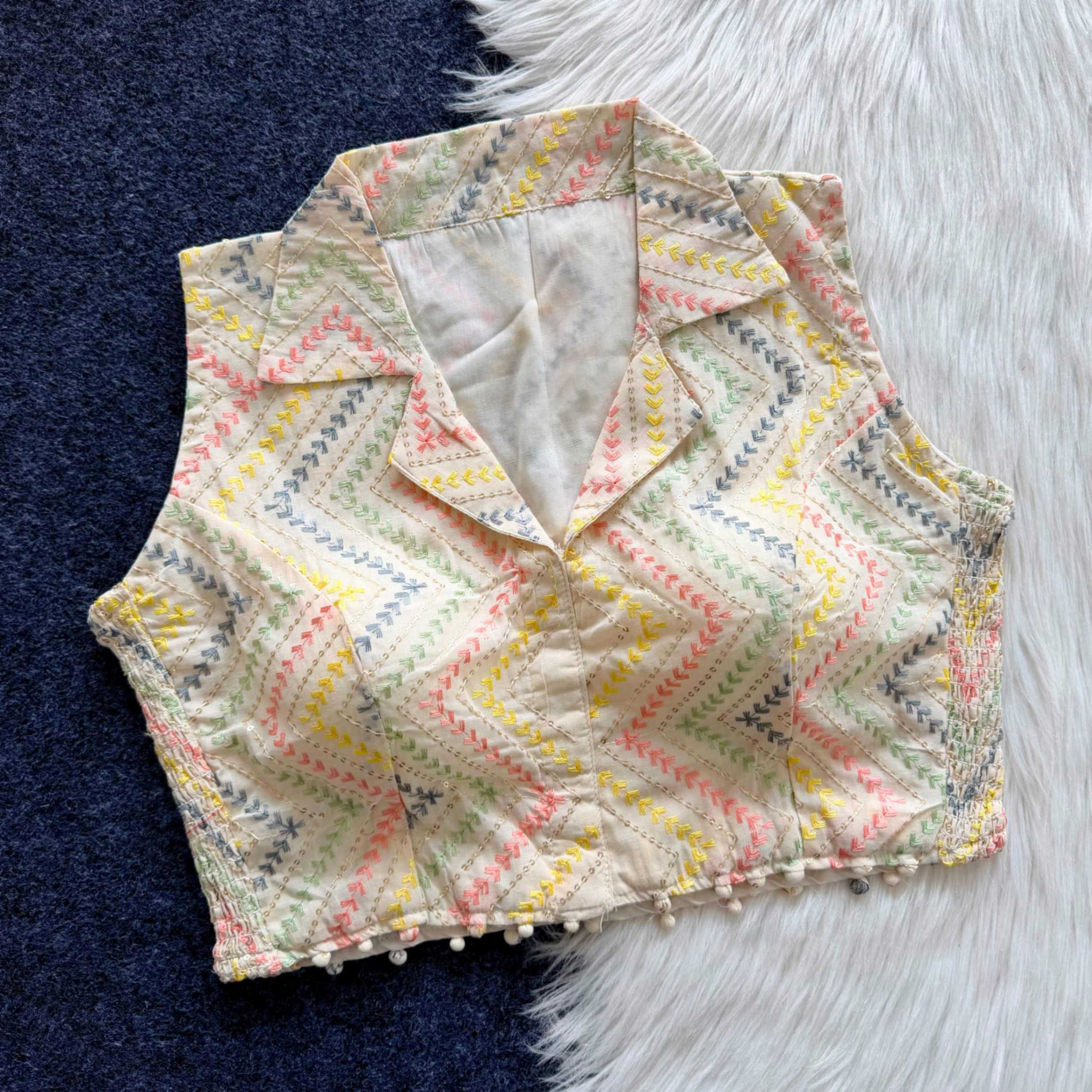 YNF Wholesale Khadi Cotton Stretchable Blouse  | Surat Manufacturer