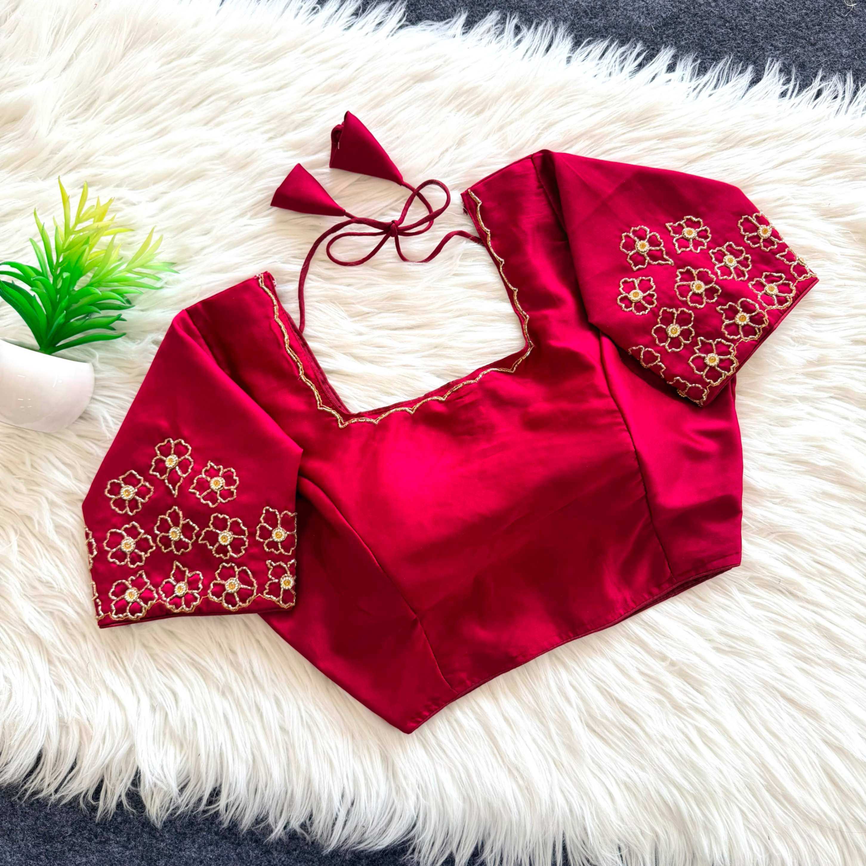 YNF Wholesale Pure Silk Designer Blouse  | Surat Manufacturer
