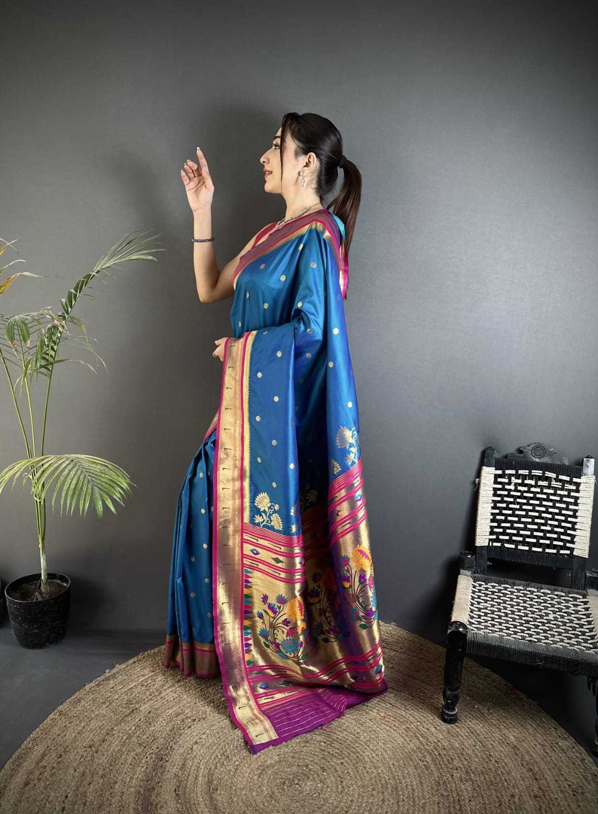 YNF Wholesale Lichi Silk Paithani Sarees  | Surat Manufacturer