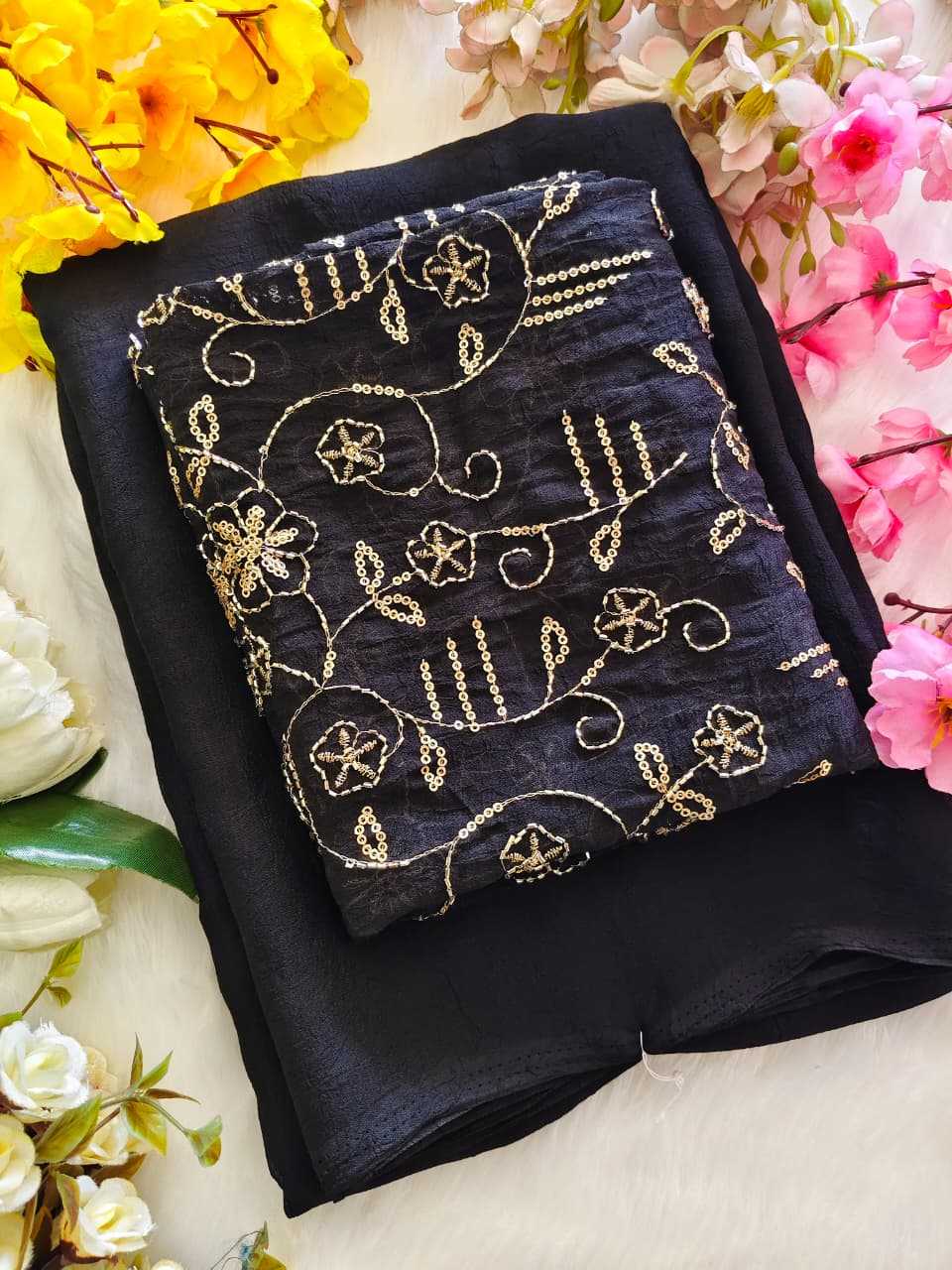 YNF Wholesale Crunchi Designer Sarees  | Surat Manufacturer