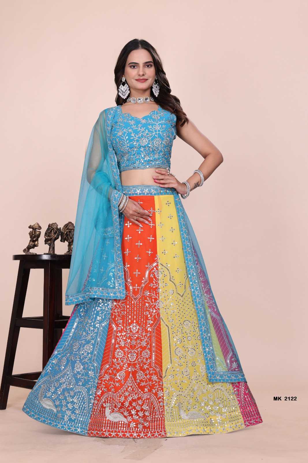 YNF Wholesale Faux Georgette Fancy Lehenga  | Surat Manufacturer