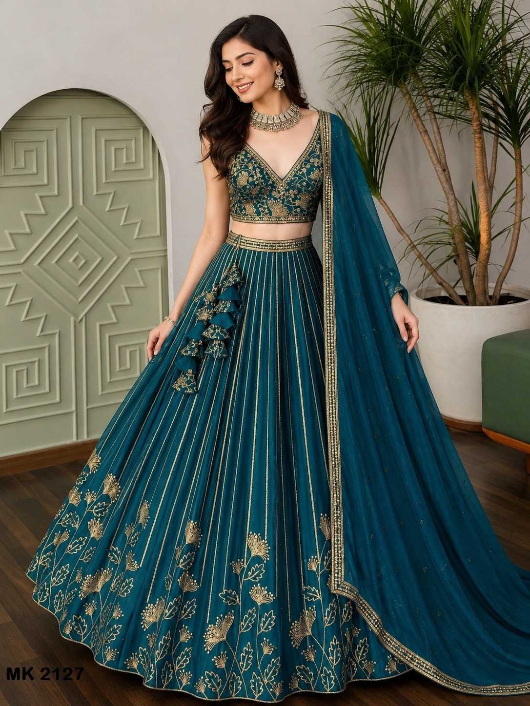 YNF Wholesale Chinon Silk Designer Lehenga  | Surat Manufacturer