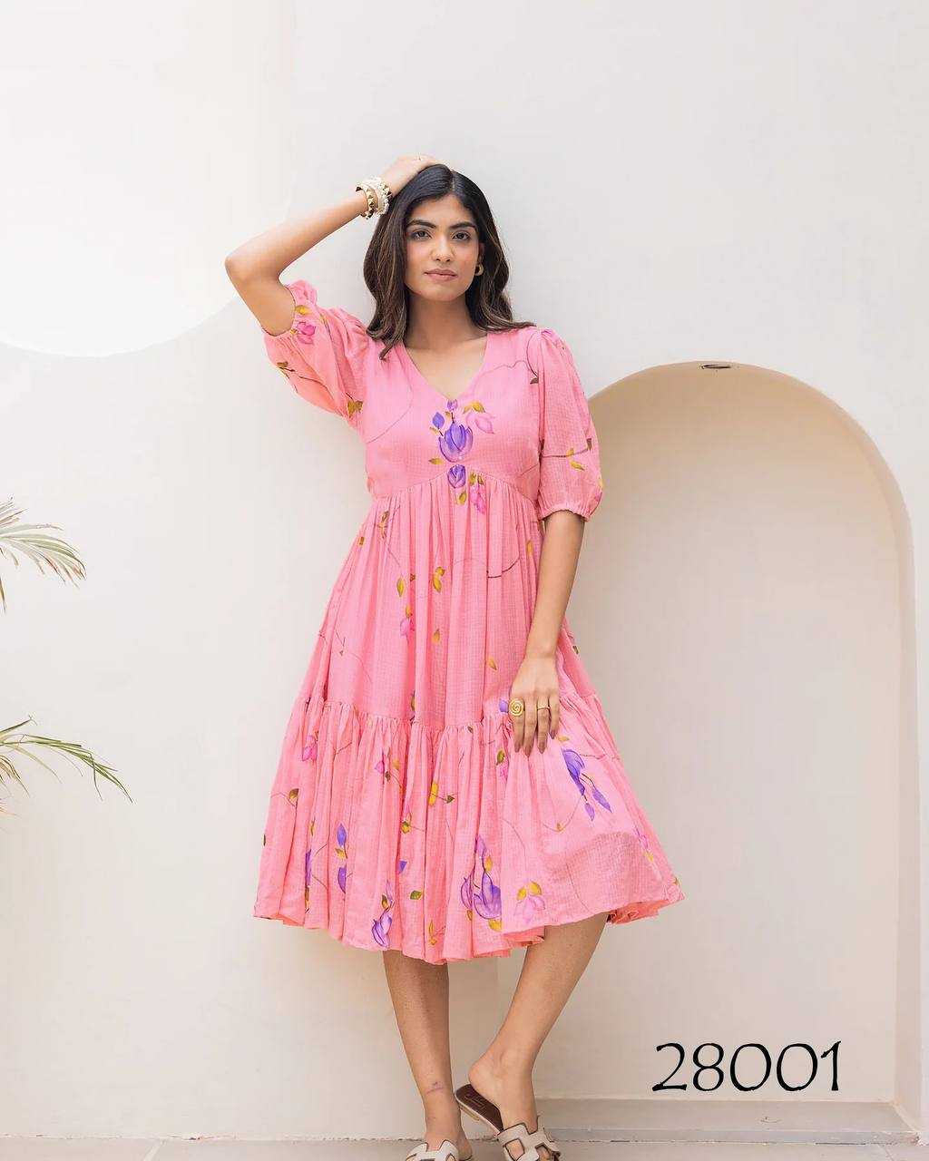 YNF Wholesale Kota Checks Printed Gowns KESH744 28 | Surat Manufacturer