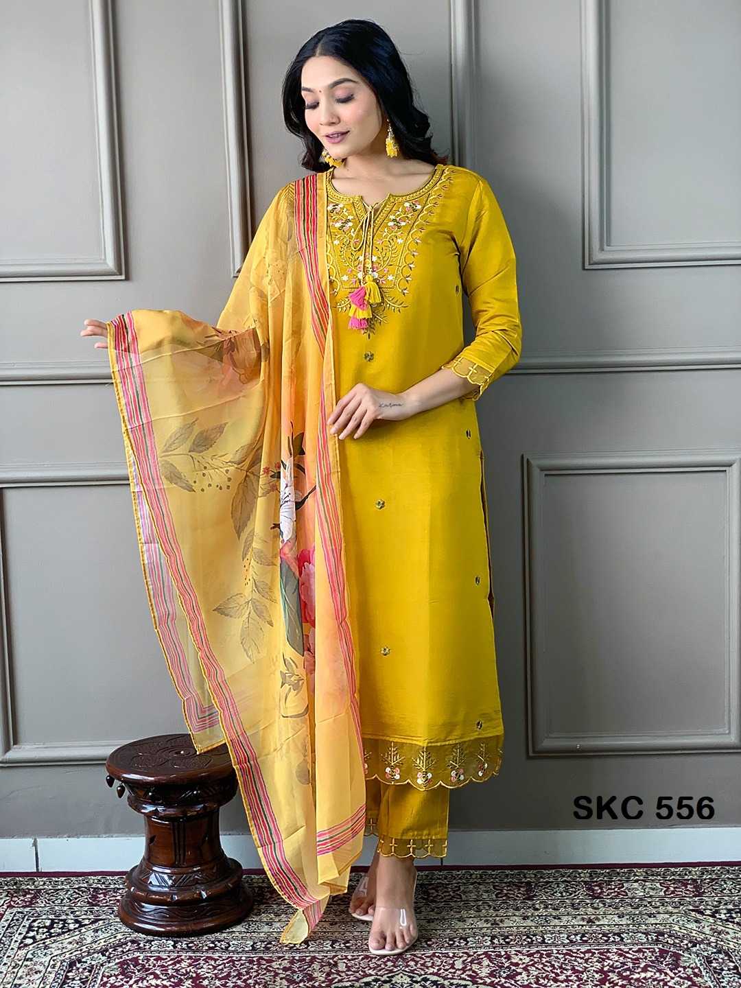 YNF Wholesale Slub Silk Festive Kurtis KESH744 556 | Surat Manufacturer