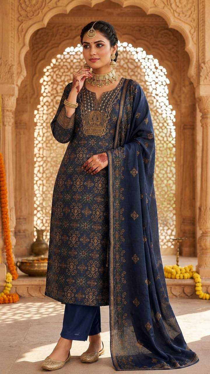 YNF Wholesale Tussar Silk Party Wear Kurtis KESH744 EMANI | Surat Manufacturer