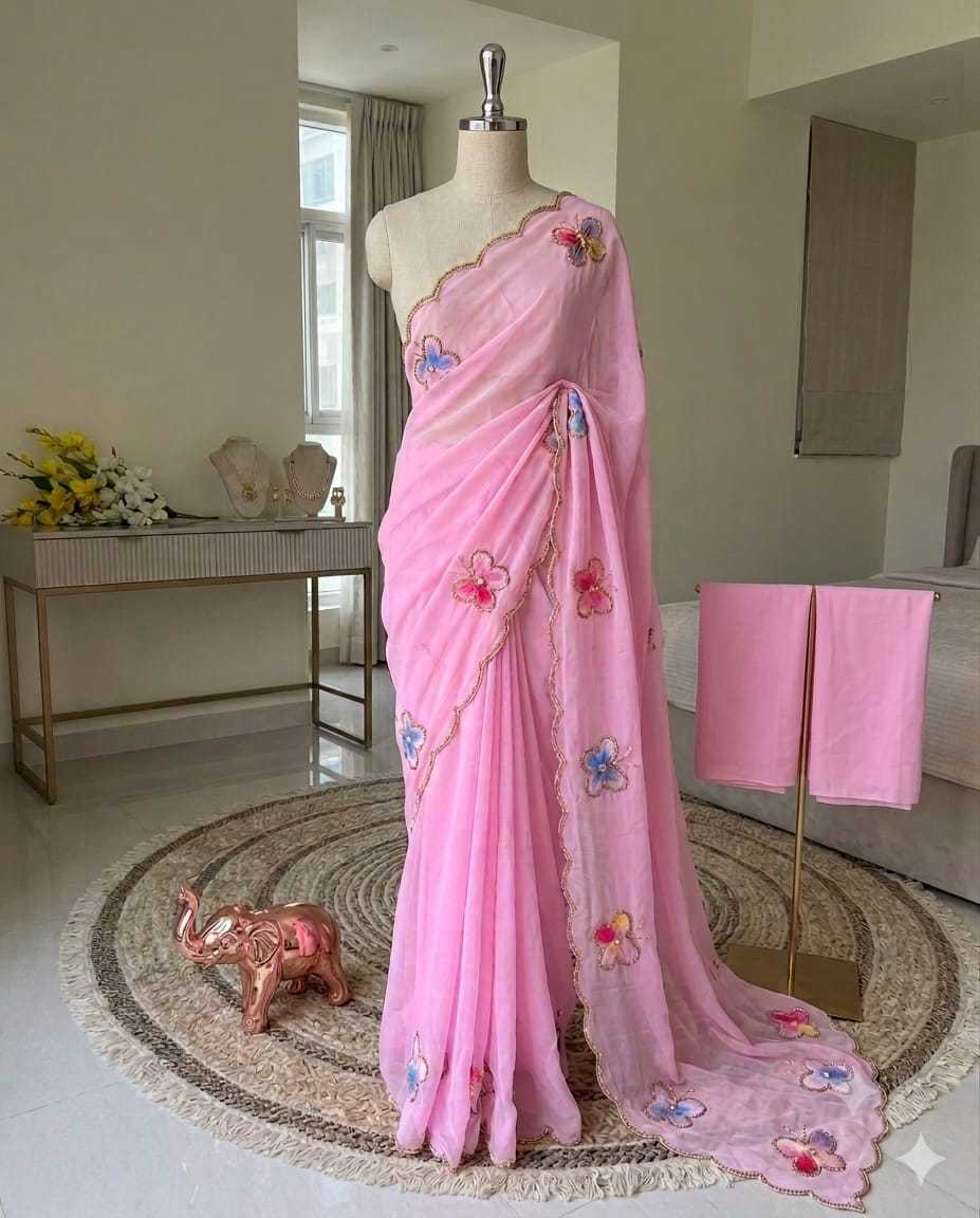 YNF Wholesale Georgette Designer Sarees  | Surat Manufacturer