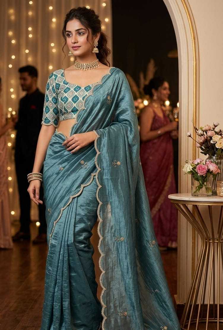YNF Wholesale Crush Silk Handloom Sarees  | Surat Manufacturer