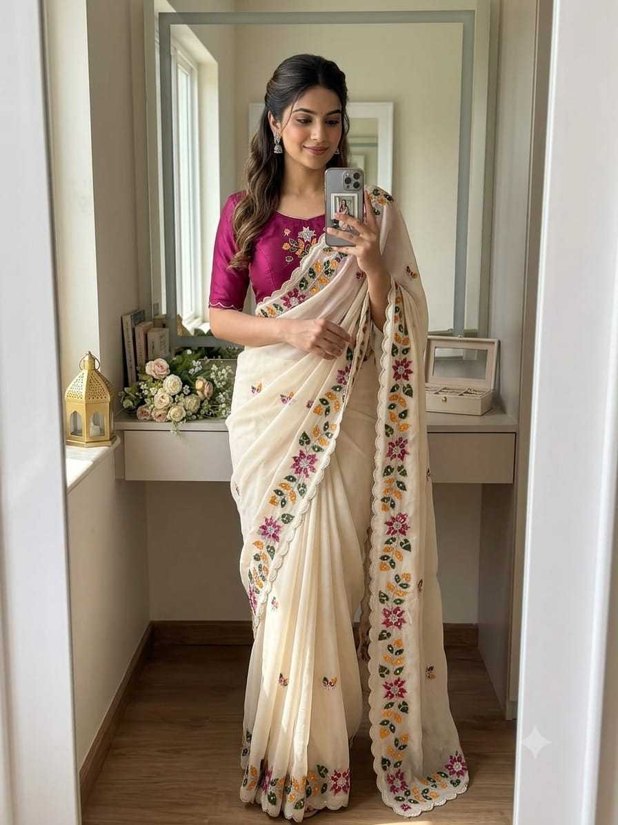 YNF Wholesale Georgette Georgette Sarees  | Surat Manufacturer