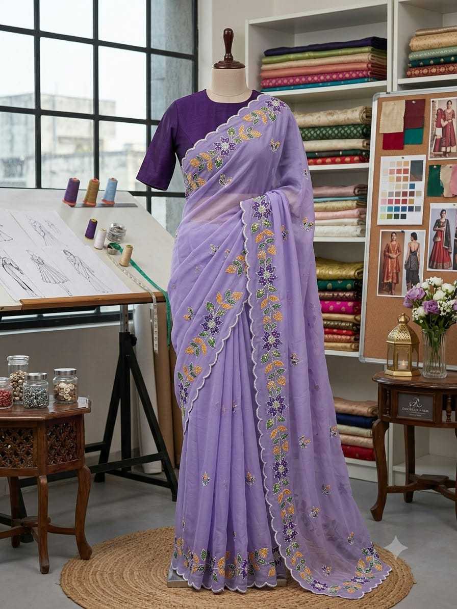 YNF Wholesale Georgette Georgette Sarees  | Surat Manufacturer