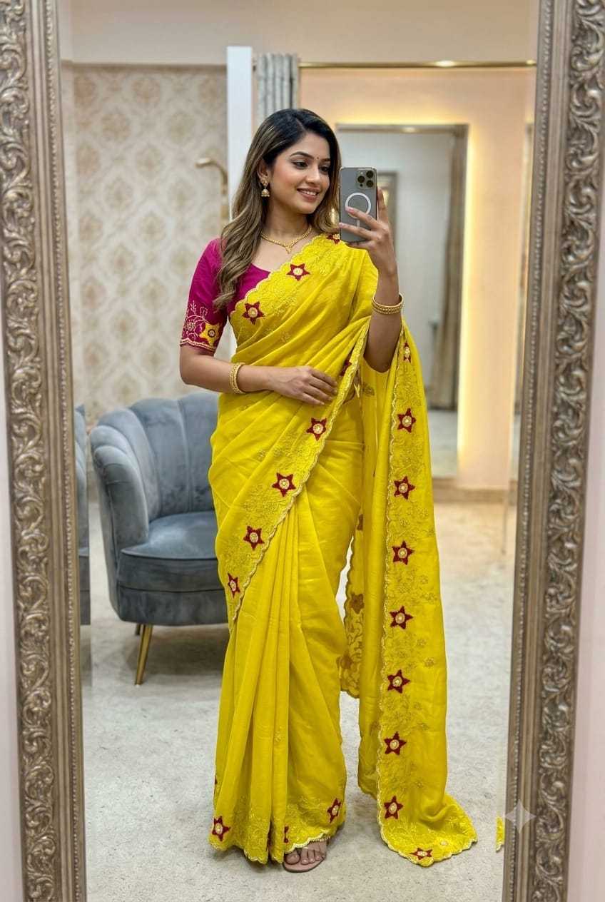 YNF Wholesale Chiffon Designer Sarees  | Surat Manufacturer