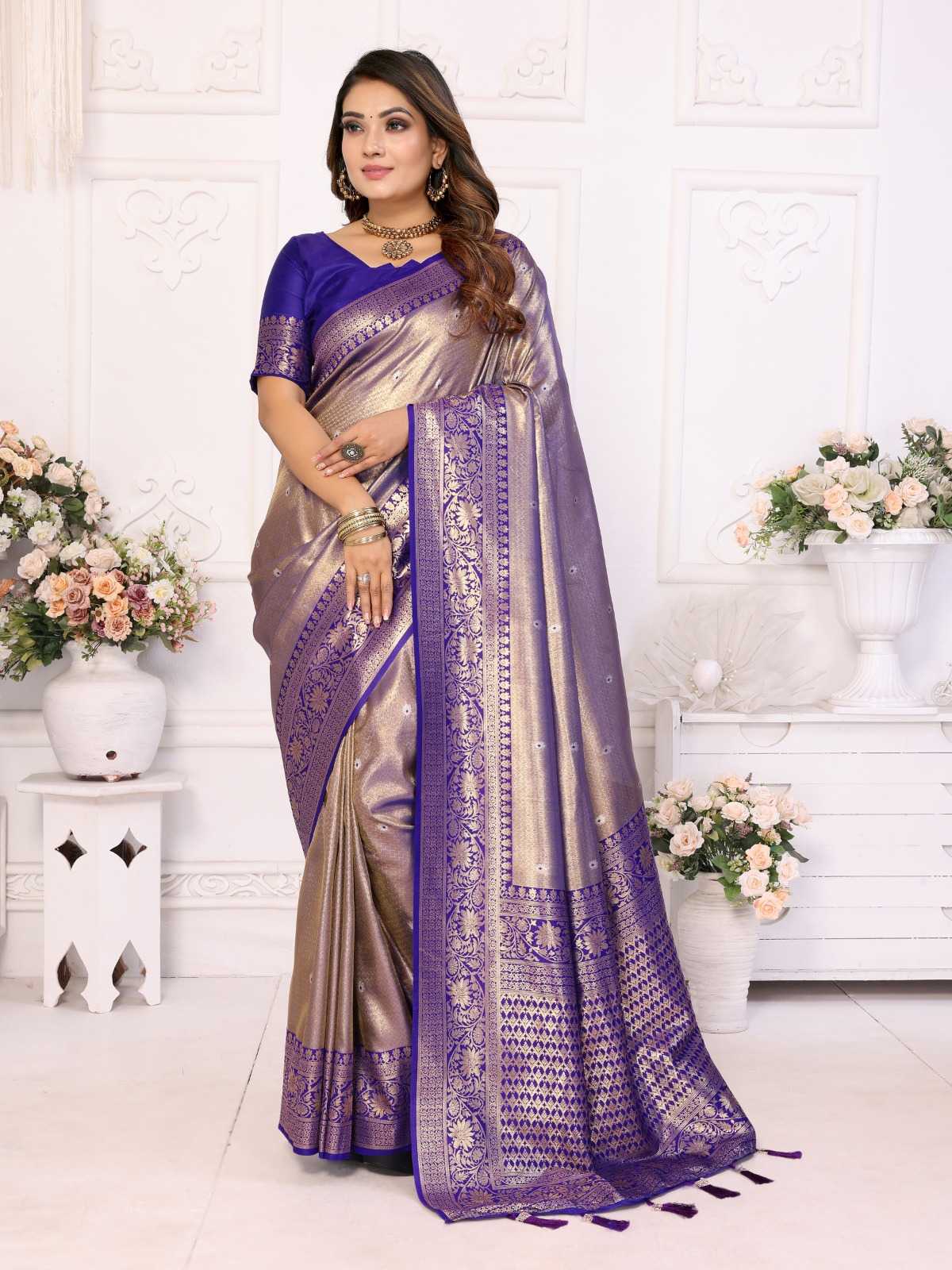 YNF Wholesale Tissue Silk Designer Sarees  | Surat Manufacturer