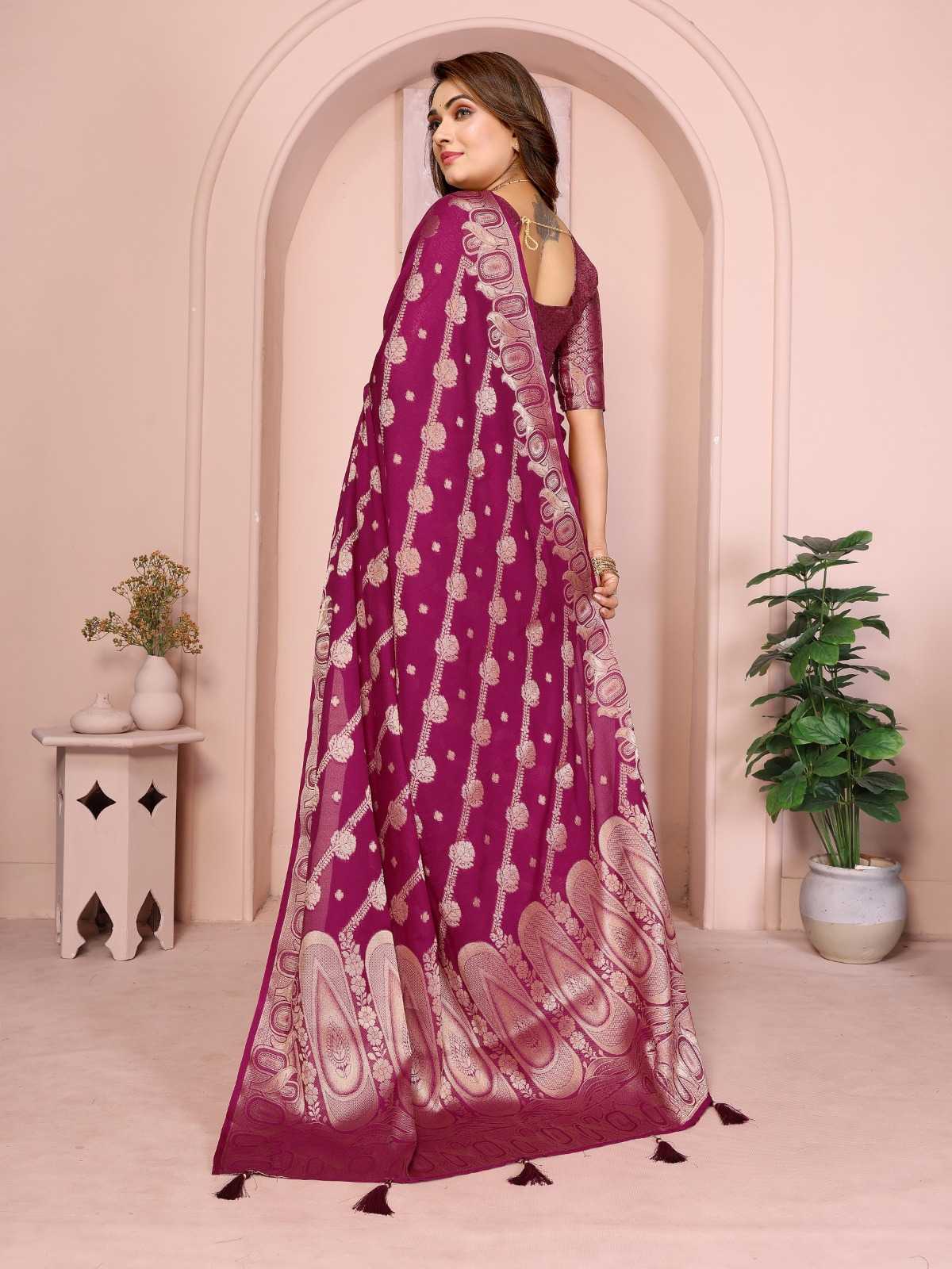 YNF Wholesale Georgette Georgette Sarees  | Surat Manufacturer