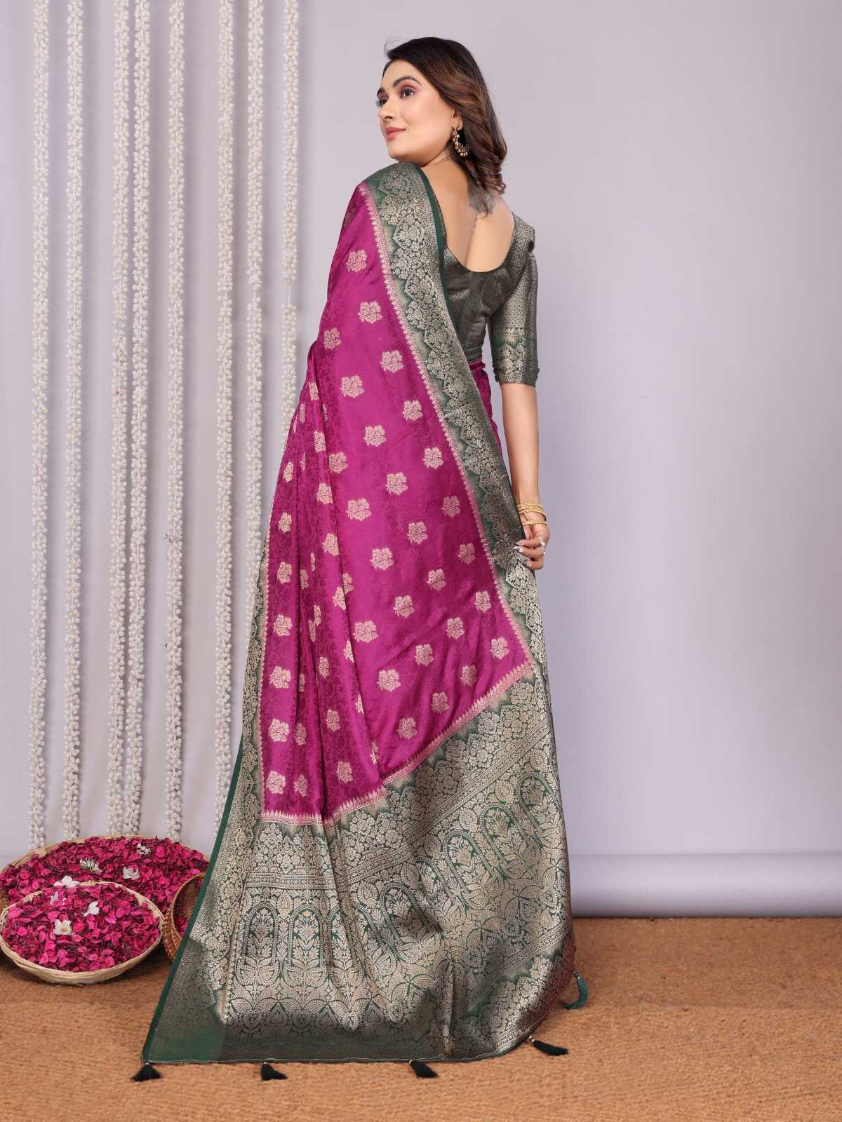 YNF Wholesale Satin Butta Sarees  | Surat Manufacturer