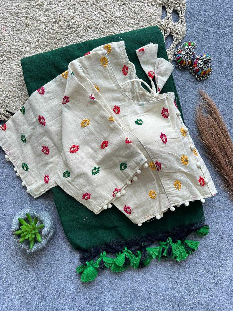 YNF Wholesale Khadi Cotton Designer Blouse | Surat Manufacturer