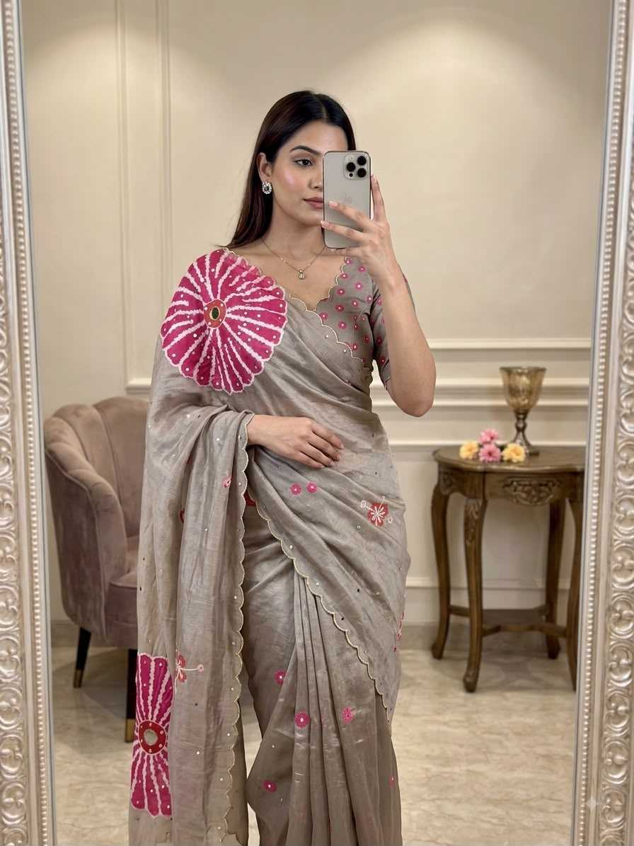 YNF Wholesale Tabby Silk Printed Sarees  | Surat Manufacturer