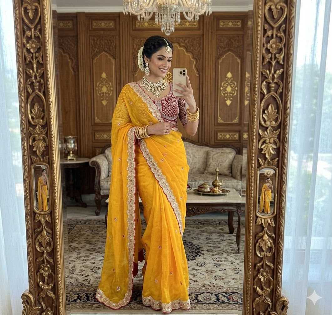 YNF Wholesale Space Silk Designer Silk Sarees  | Surat Manufacturer