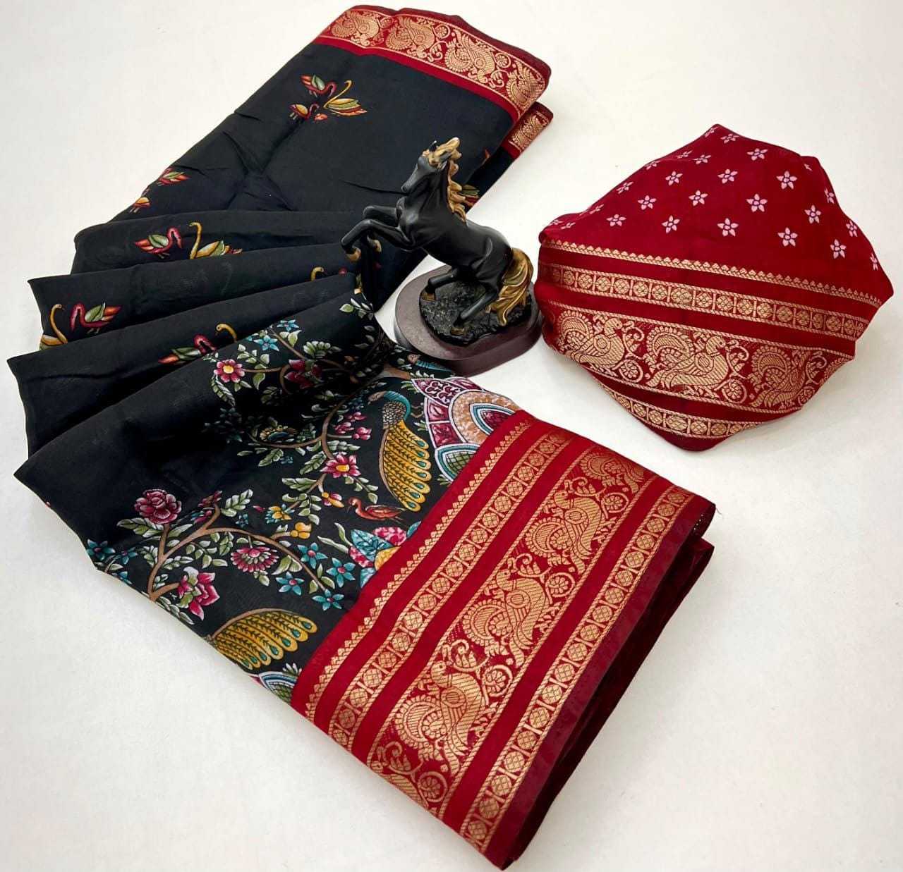 YNF Wholesale Viscose Kalamkari Sarees  | Surat Manufacturer