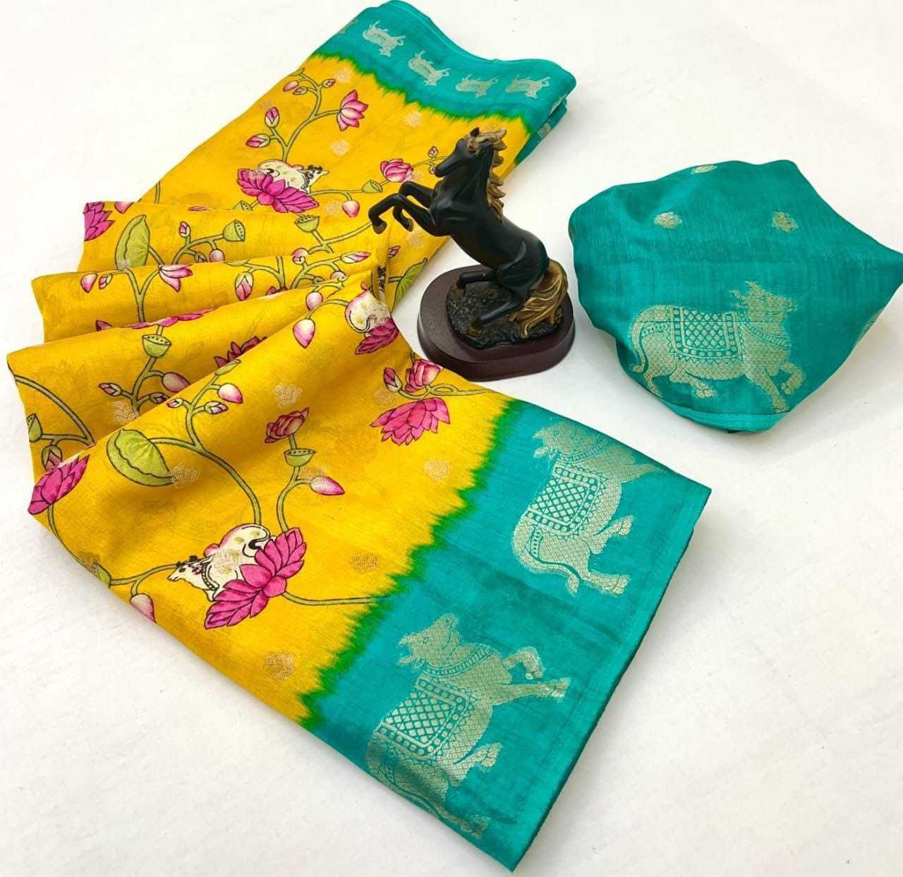 YNF Wholesale Space Silk Printed Sarees  | Surat Manufacturer