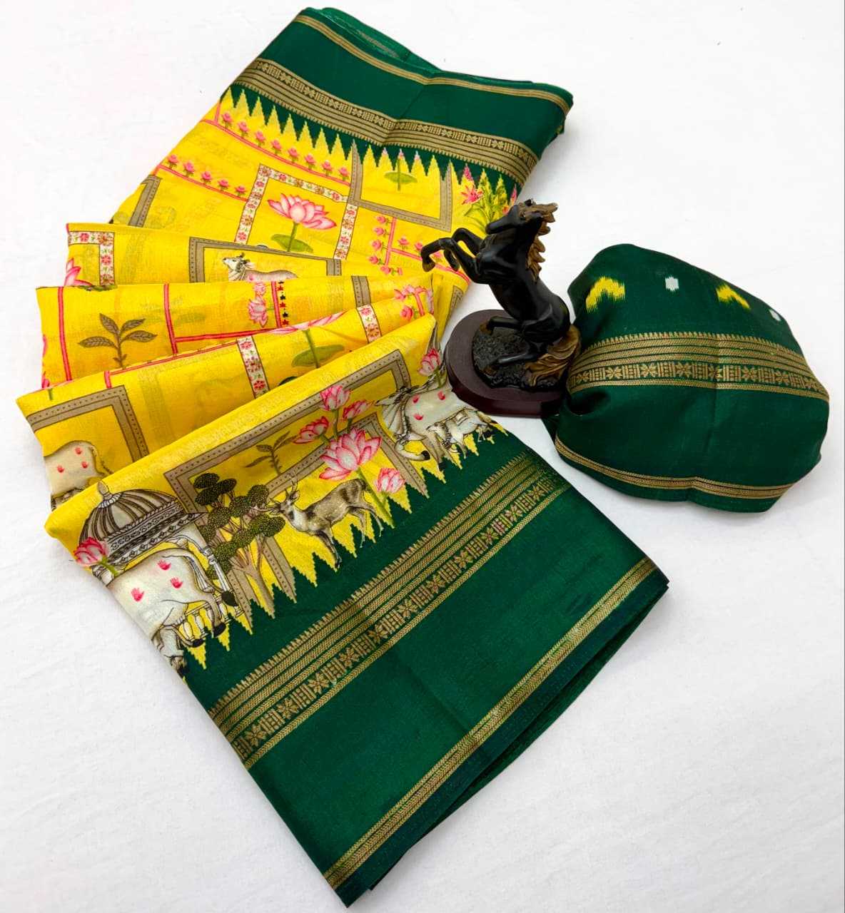 YNF Wholesale Dola Silk Kalamkari Sarees  | Surat Manufacturer