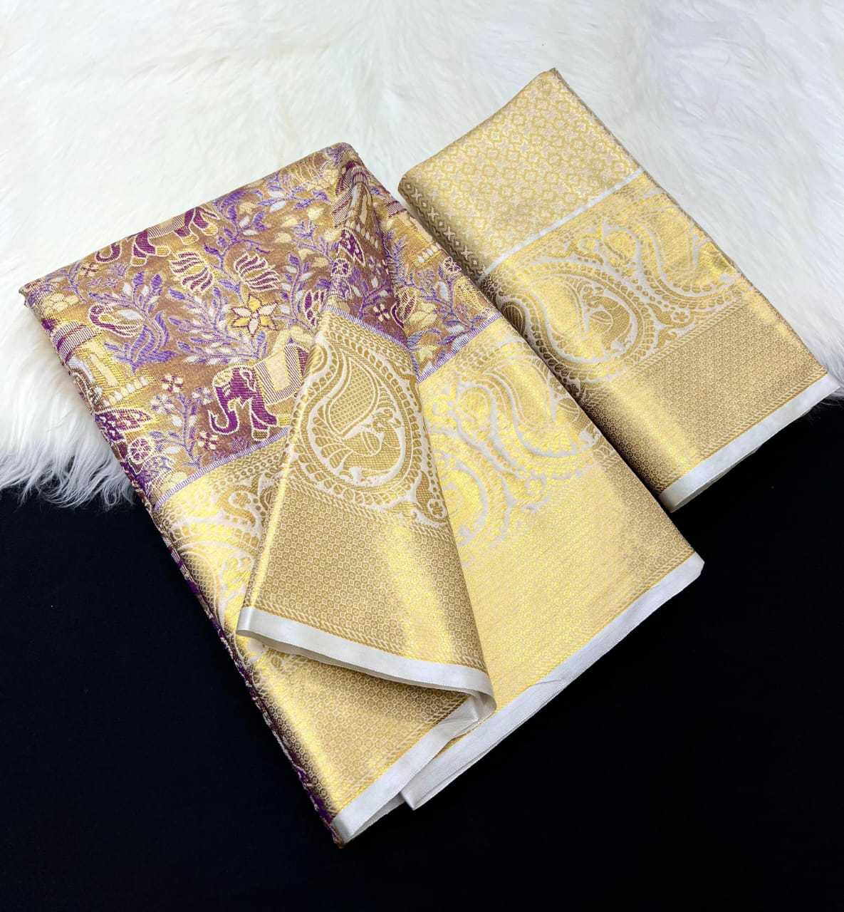 YNF Wholesale Kanjivaram Silk Embroidered Sarees  | Surat Manufacturer
