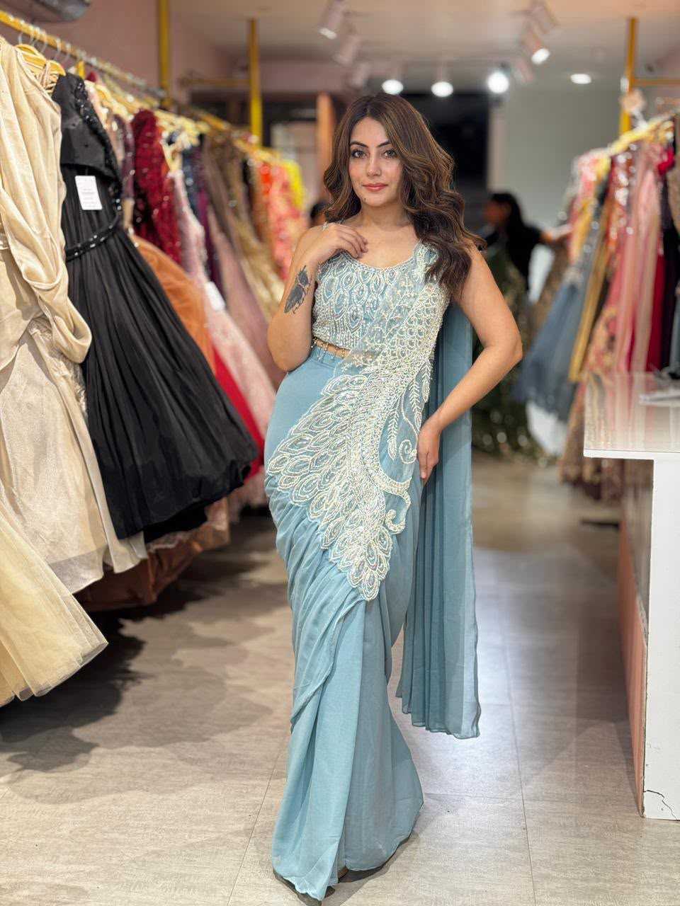 YNF Wholesale Rangoli Silk Ready To Wear Sarees  | Surat Manufacturer