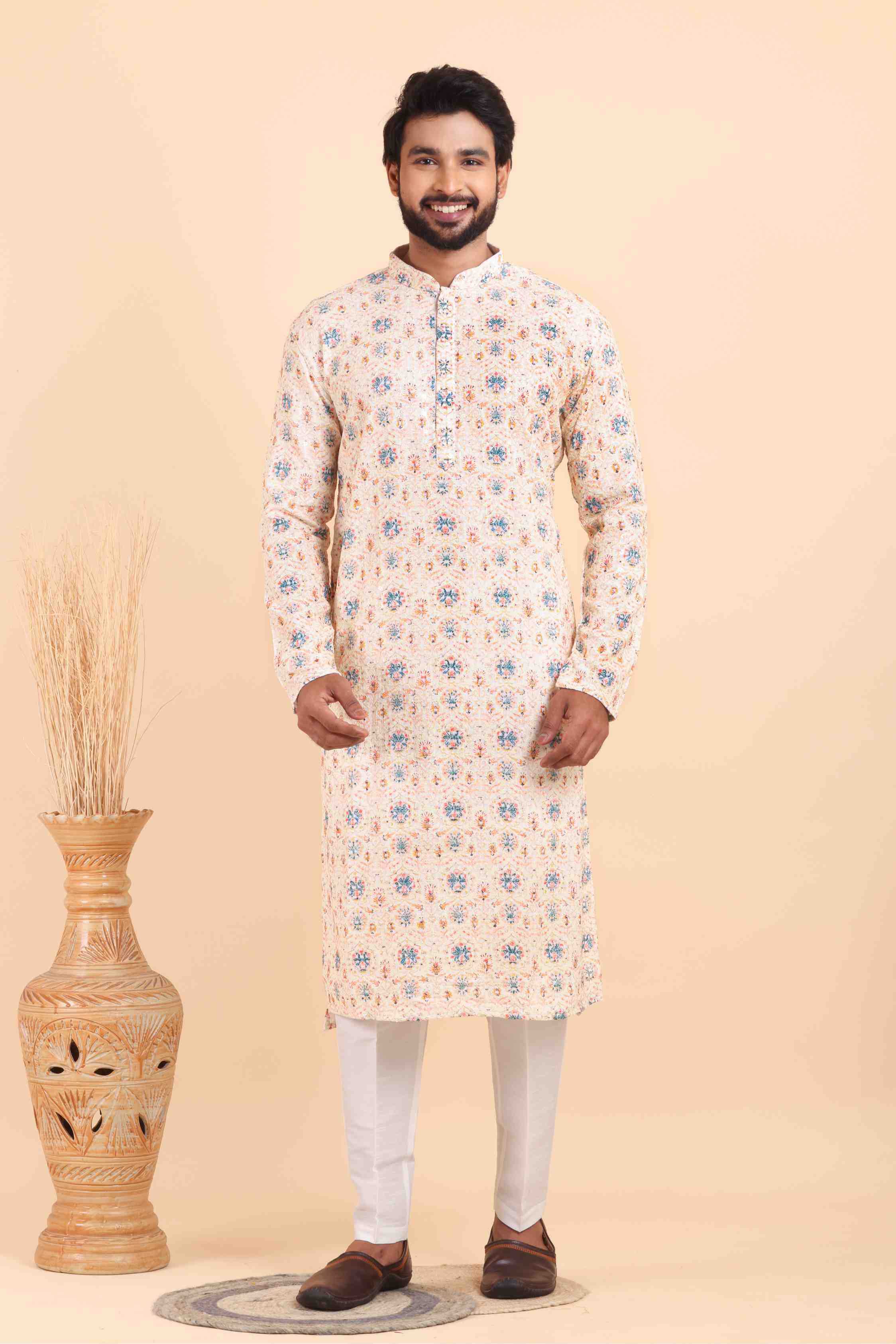 YNF Wholesale Viscose Mens Kurtas  | Surat Manufacturer
