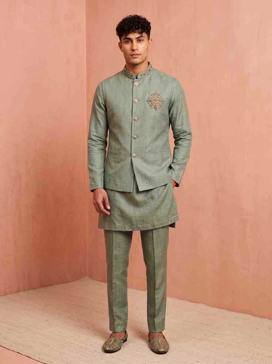 YNF Wholesale Linen Mens Kurtas  | Surat Manufacturer