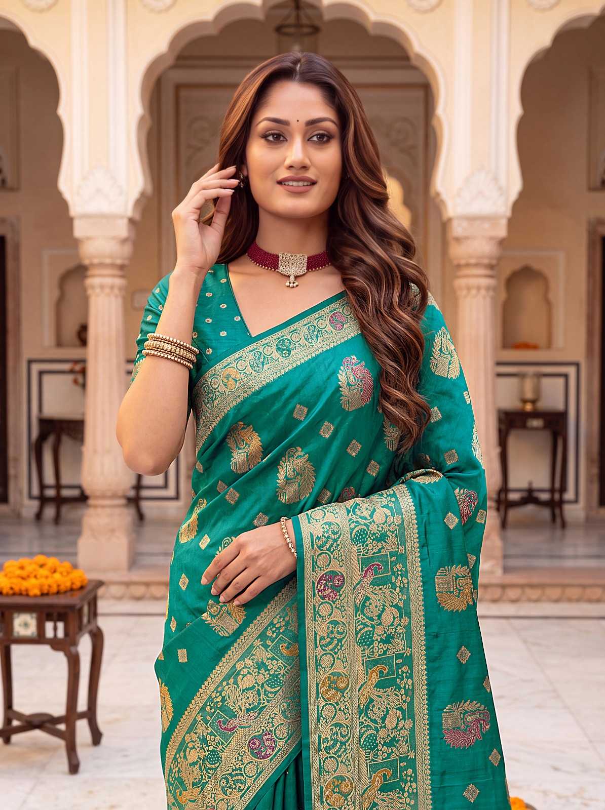 YNF Wholesale Nylon Designer Sarees  | Surat Manufacturer