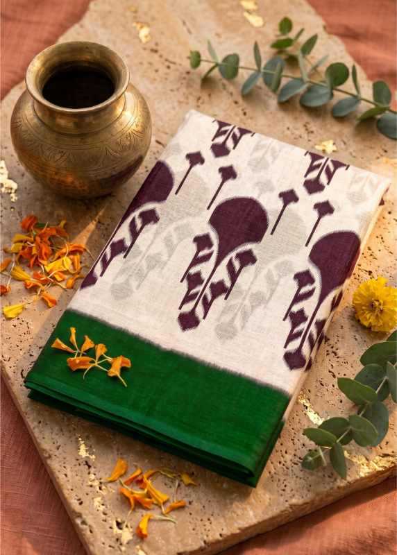 YNF Wholesale Cotton Cutwork Saree RIN229 Lad | Surat Manufacturer