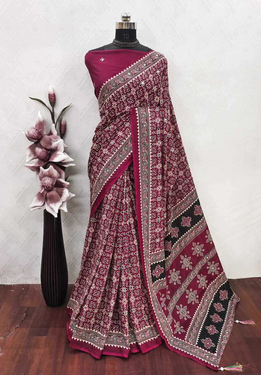 YNF Wholesale Cotton Printed Sarees RIN229 Mairaah | Surat Manufacturer
