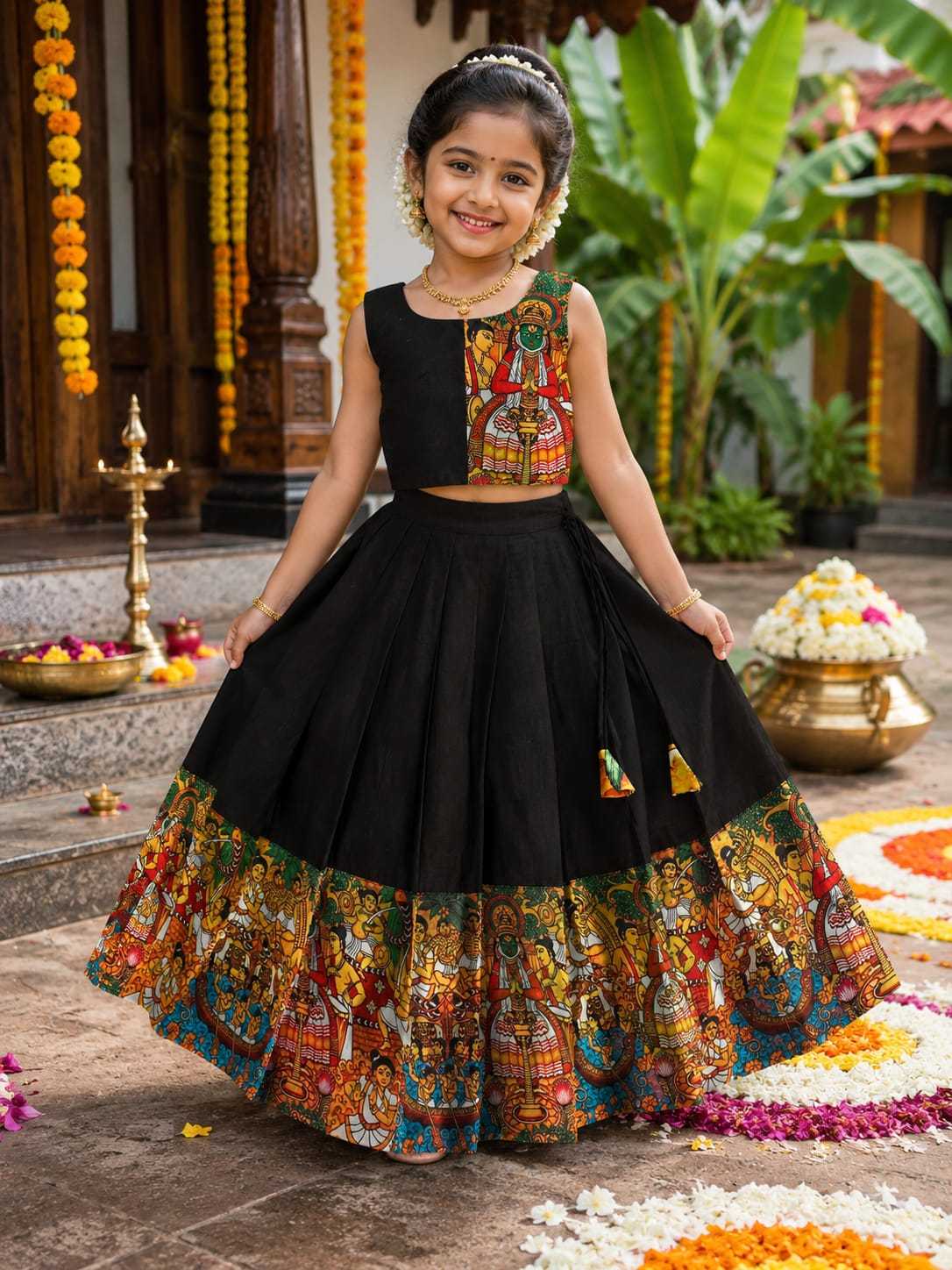 YNF Wholesale Dola Silk Kids Lehenga RIN235 Anika | Surat Manufacturer