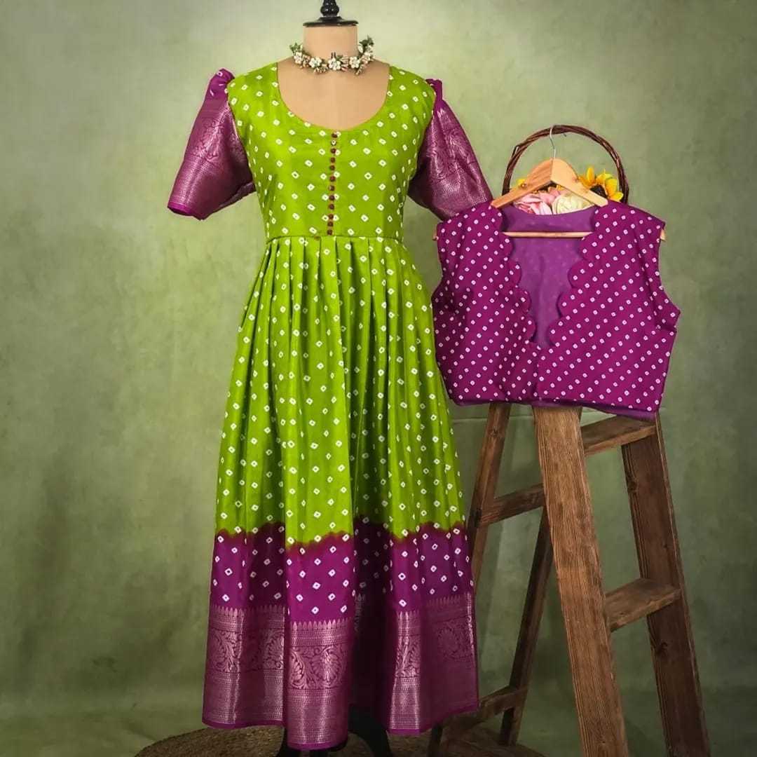 YNF Wholesale Dola Silk Kids Gown RIN235 Anya | Surat Manufacturer