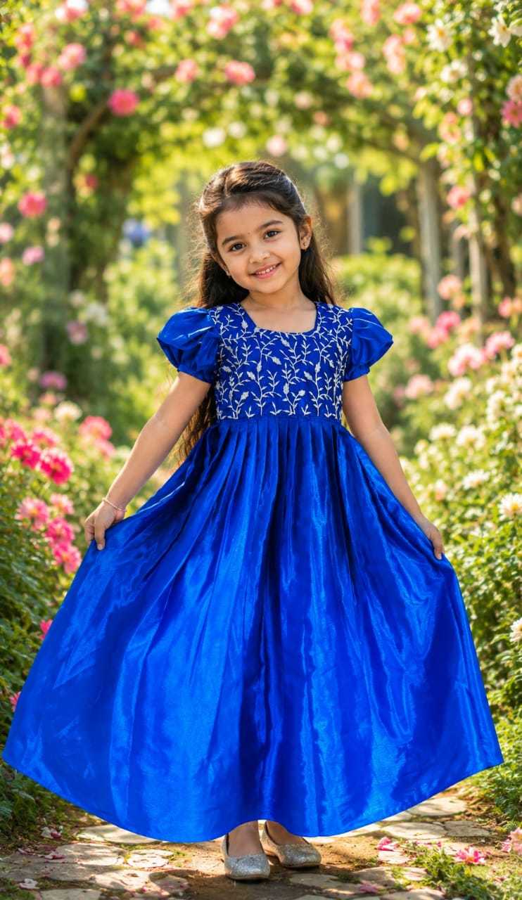 YNF Wholesale Chinon Kids Gown RIN235 Arshia | Surat Manufacturer