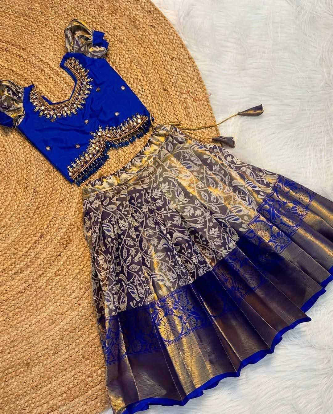 YNF Wholesale Silk Kids Lehenga  | Surat Manufacturer