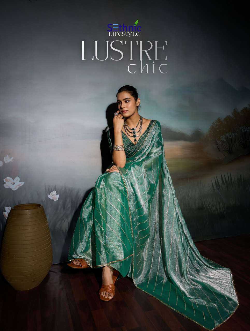 YNF Wholesale Chiffon Designer Sarees KESH113 Luster Chic | Surat Manufacturer