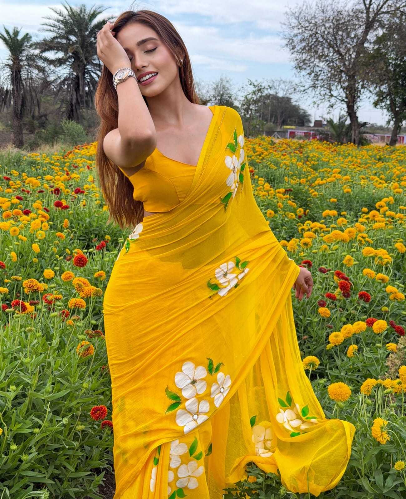 YNF Wholesale Chiffon Chiffon Sarees KESH115 Aabhira | Surat Manufacturer