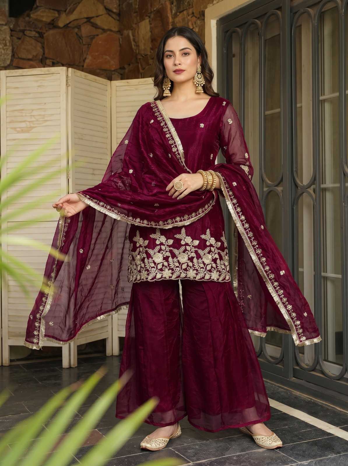 YNF Wholesale Satin Embroidery Suits KESH129 Juhee | Surat Manufacturer
