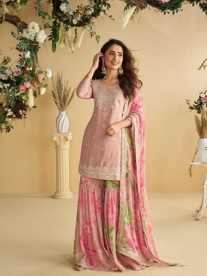 YNF Wholesale Chinon Silk Embroidery Suits KESH129 Sayuri -10071 | Surat Manufacturer
