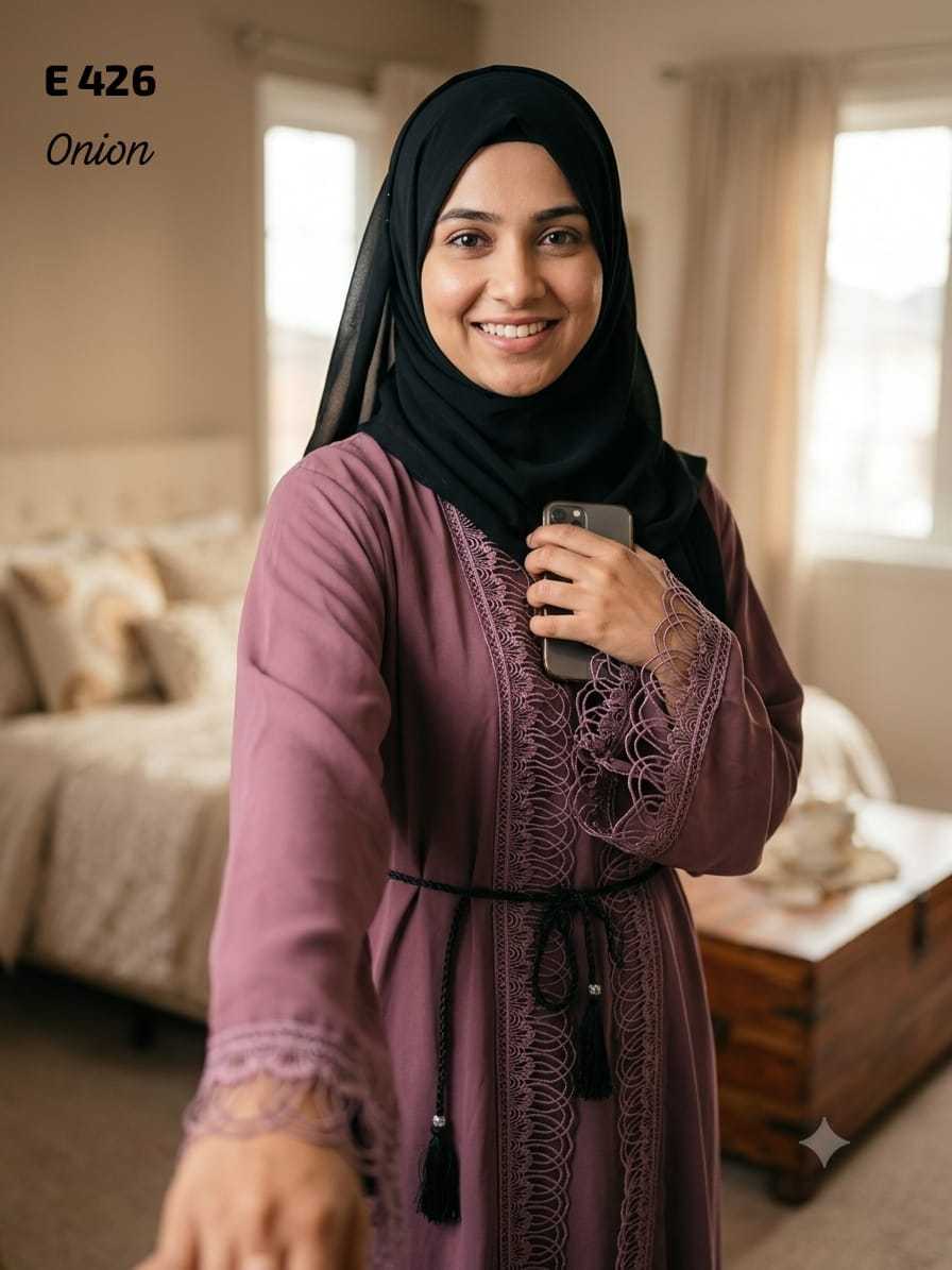 YNF Wholesale Fancy Abaya KESH133 426 | Surat Manufacturer