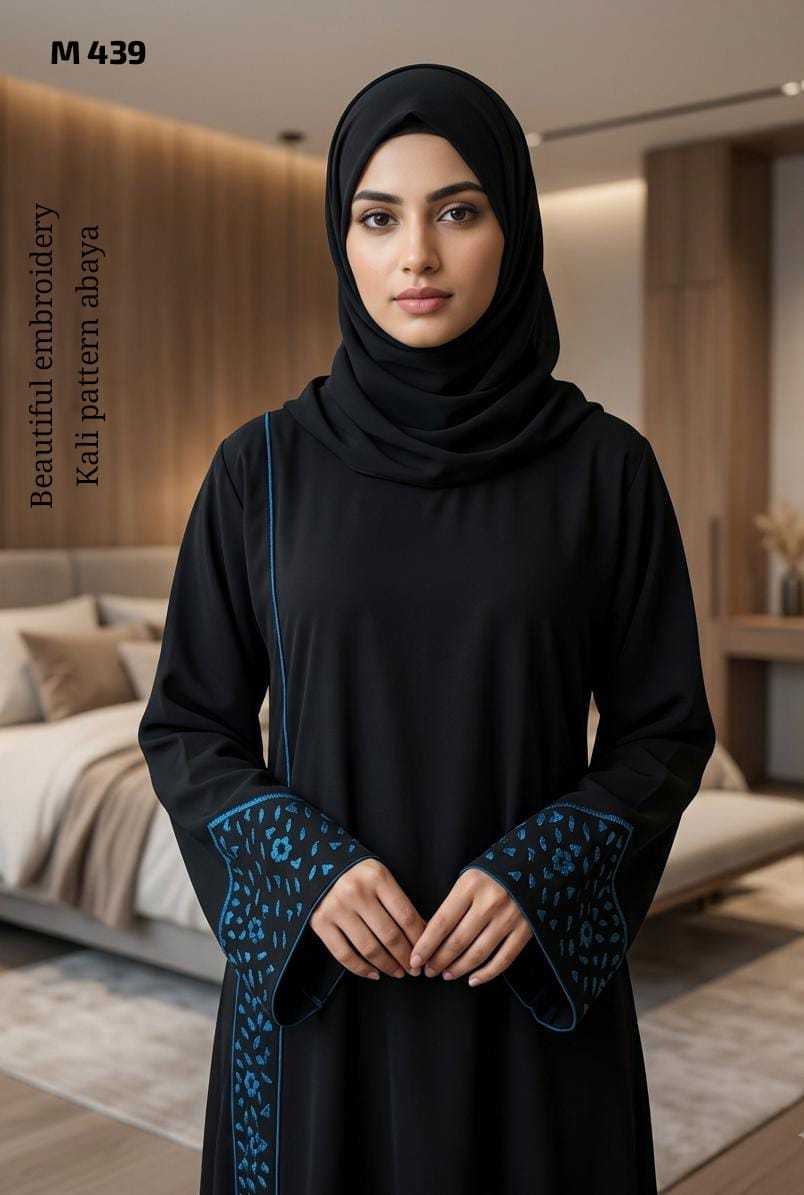 YNF Wholesale Premium Nida Abaya KESH133 439 | Surat Manufacturer