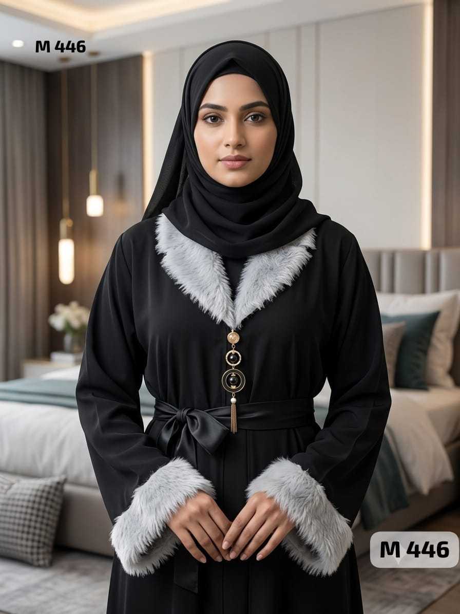 YNF Wholesale Premium Nida Abaya KESH133 446 | Surat Manufacturer