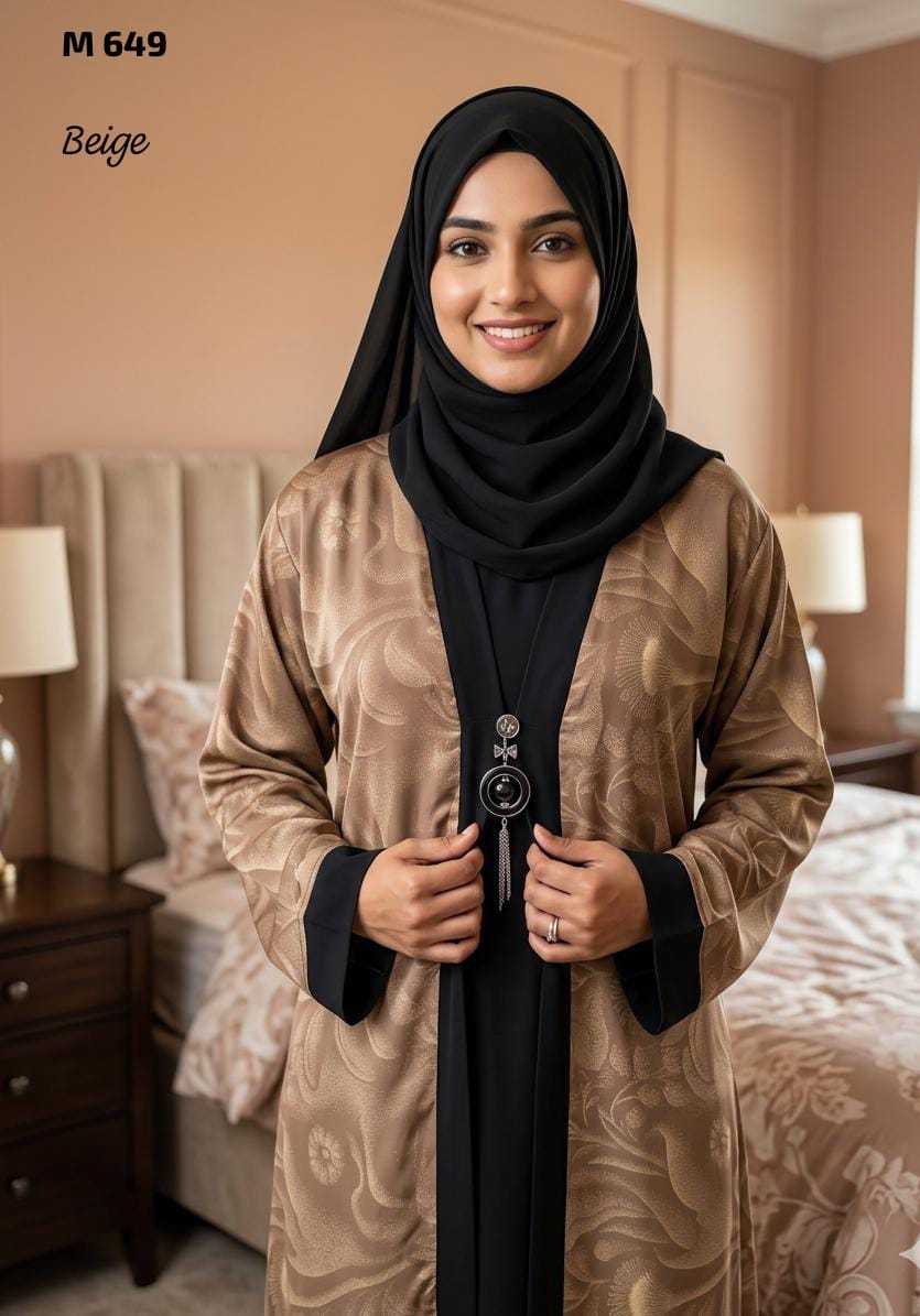 YNF Wholesale Fancy Abaya KESH133 649 | Surat Manufacturer