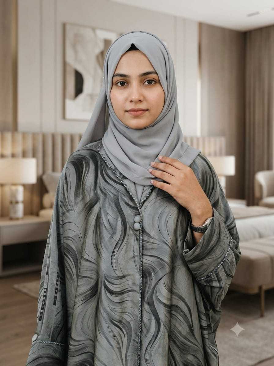 YNF Wholesale Fancy Abaya KESH133 Sakina | Surat Manufacturer