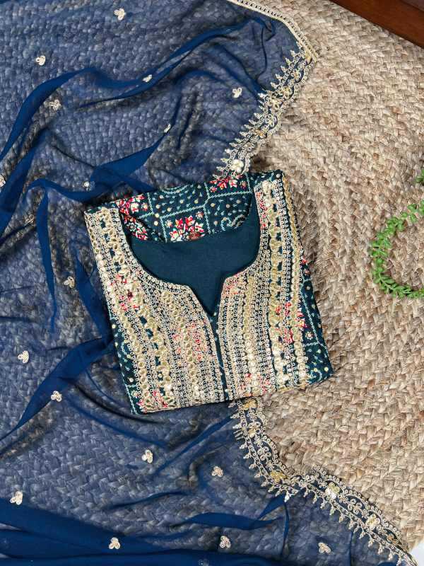 YNF Wholesale Pure Rayon Embroidery Suits KESH134 3038 | Surat Manufacturer