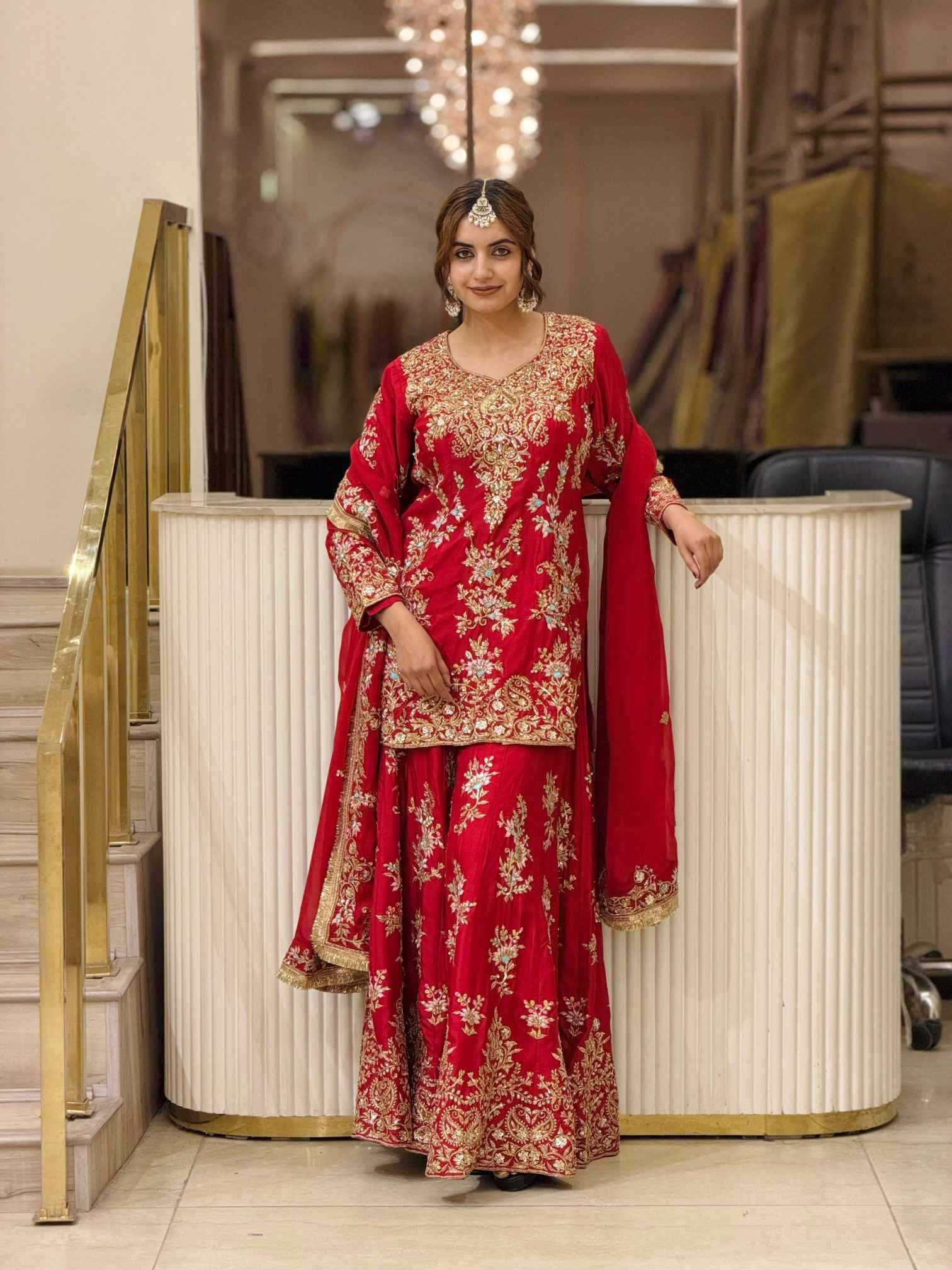 YNF Wholesale Faux Georgette Embroidery Suits KESH141 1173 | Surat Manufacturer