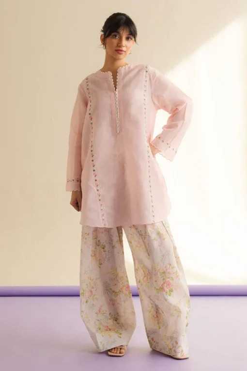 YNF Wholesale Soft Cotton Designer Kurtis KESH144 Pink | Surat Manufacturer